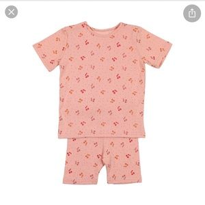 Pouf Cherry Allover Print Set